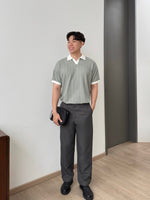 Muat gambar ke penampil Galeri, Kadaka MT-0224 Men Polo Shirt Tweed Plaid | Atasan Kaos Polo Pria Tweed
