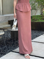 Load image into Gallery viewer, Kadaka B-0228 Maxi Skirt Aiflow Linen | Rok Panjang Maxi Wanita
