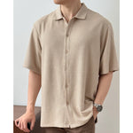 Muat gambar ke penampil Galeri, Kadaka MT-0225 Men Short Sleeve Tweed Shirt | Atasan Kemeja Tweed Tangan Pendek
