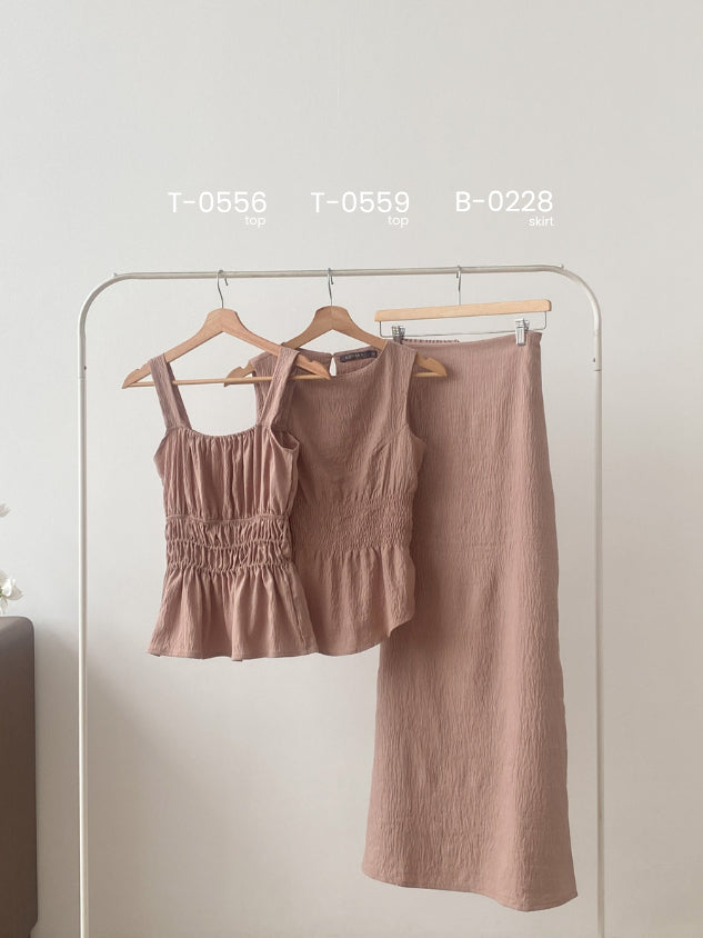 Kadaka B-0228 Maxi Skirt Aiflow Linen | Rok Panjang Maxi Wanita