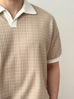Muat gambar ke penampil Galeri, Kadaka MT-0224 Men Polo Shirt Tweed Plaid | Atasan Kaos Polo Pria Tweed
