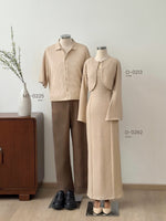 Muat gambar ke penampil Galeri, Kadaka D-0262 Tweed Sleeveless Maxi Dress | Dress Panjang Wanita Tweed
