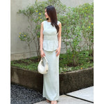 Load image into Gallery viewer, Kadaka B-0228 Maxi Skirt Aiflow Linen | Rok Panjang Maxi Wanita
