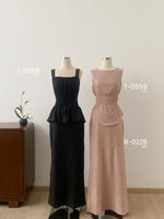 Load image into Gallery viewer, Kadaka B-0228 Maxi Skirt Aiflow Linen | Rok Panjang Maxi Wanita
