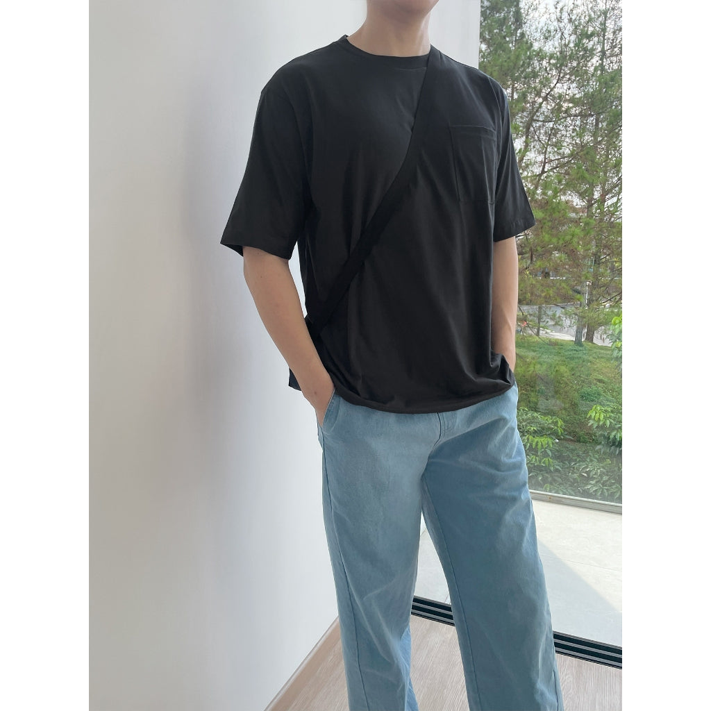 Kadaka MT-0181 Basic Tshirt Men with Pocket | Atasan Kaos Pria Basic