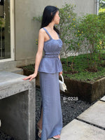 Load image into Gallery viewer, Kadaka B-0228 Maxi Skirt Aiflow Linen | Rok Panjang Maxi Wanita
