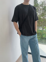 Muat gambar ke penampil Galeri, Kadaka MT-0181 Basic Tshirt Men with Pocket | Atasan Kaos Pria Basic
