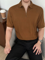 Muat gambar ke penampil Galeri, Kadaka MT-0187 Polo Shirt Men with Zipper Detail | Atasan Polo Pria Detail Kerah Zipper
