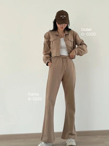 Kadaka B-0220 Cutbray Sweat Pants | Celana Sporty Wanita
