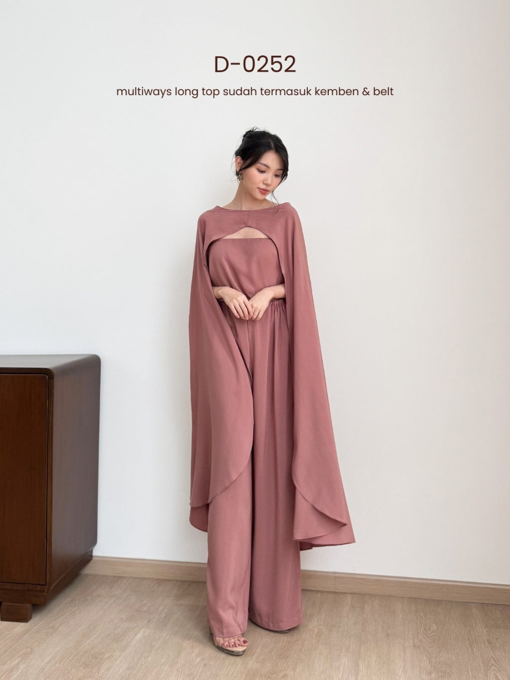 Kadaka D-0252 Multiway Long Top | Atasan Multiway Wanita