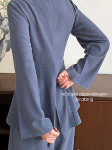 Kadaka T-0549 Long Sleeve Peplum Top | Blouse Atasan Tangan Panjang Wanita