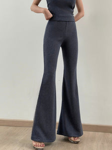 Kadaka B-0226 Flare Knit Pants | Celana Cutbray Knit Wanita | Knot Your Average Collection