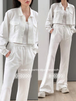 Muat gambar ke penampil Galeri, Kadaka B-0220 Cutbray Sweat Pants | Celana Sporty Wanita
