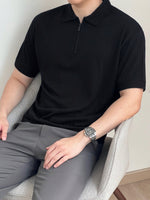 Muat gambar ke penampil Galeri, Kadaka MT-0187 Polo Shirt Men with Zipper Detail | Atasan Polo Pria Detail Kerah Zipper
