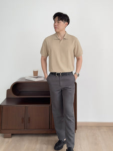 Kadaka MT-0217 Polo Men Knit Textured | Atasan Polo Pria Knit