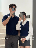 Muat gambar ke penampil Galeri, Kadaka MT-0187 Polo Shirt Men with Zipper Detail | Atasan Polo Pria Detail Kerah Zipper
