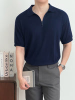 Muat gambar ke penampil Galeri, Kadaka MT-0187 Polo Shirt Men with Zipper Detail | Atasan Polo Pria Detail Kerah Zipper
