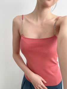 Kadaka T-0534 Tank Top with Chain Strap | Atasan Tank Top Wanita Tali Rantai