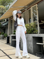 Muat gambar ke penampil Galeri, Kadaka B-0220 Cutbray Sweat Pants | Celana Sporty Wanita

