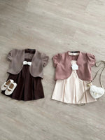 Muat gambar ke penampil Galeri, Kadaka KG-0113 Girls Crop Outer Kidswear | Luaran Cardigan Anak Perempuan
