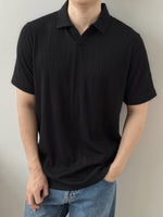 Load image into Gallery viewer, Kadaka MT-0223 Polo Shirt Men Pleats | Atasan Kaos Polo Pria Lengan Pendek
