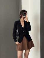 Load image into Gallery viewer, Kadaka O-0211 Outer Peplum Cardigan Knit | Atasan Cardigan Wanita Lengan Panjang

