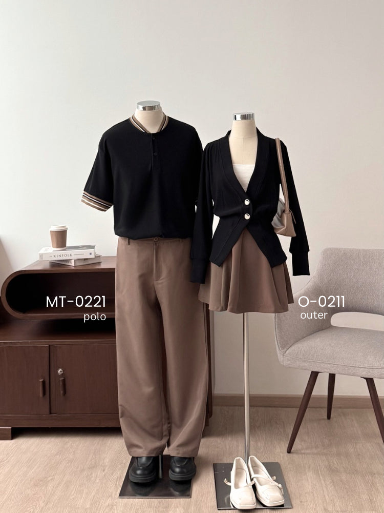 Kadaka O-0211 Outer Peplum Cardigan Knit | Atasan Cardigan Wanita Lengan Panjang