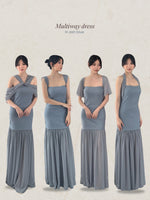Muat gambar ke penampil Galeri, Kadaka D-0256 Multiway Maxi Party Dress | Dress Panjang Wanita Pesta
