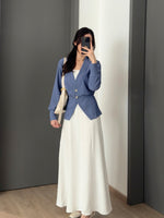 Load image into Gallery viewer, Kadaka O-0211 Outer Peplum Cardigan Knit | Atasan Cardigan Wanita Lengan Panjang
