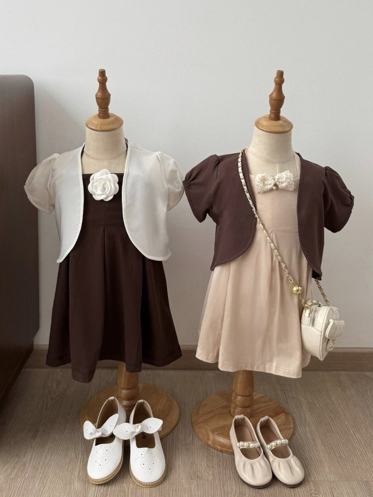 Kadaka KG-0113 Girls Crop Outer Kidswear | Luaran Cardigan Anak Perempuan
