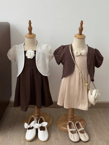 Kadaka KG-0113 Girls Crop Outer Kidswear | Luaran Cardigan Anak Perempuan