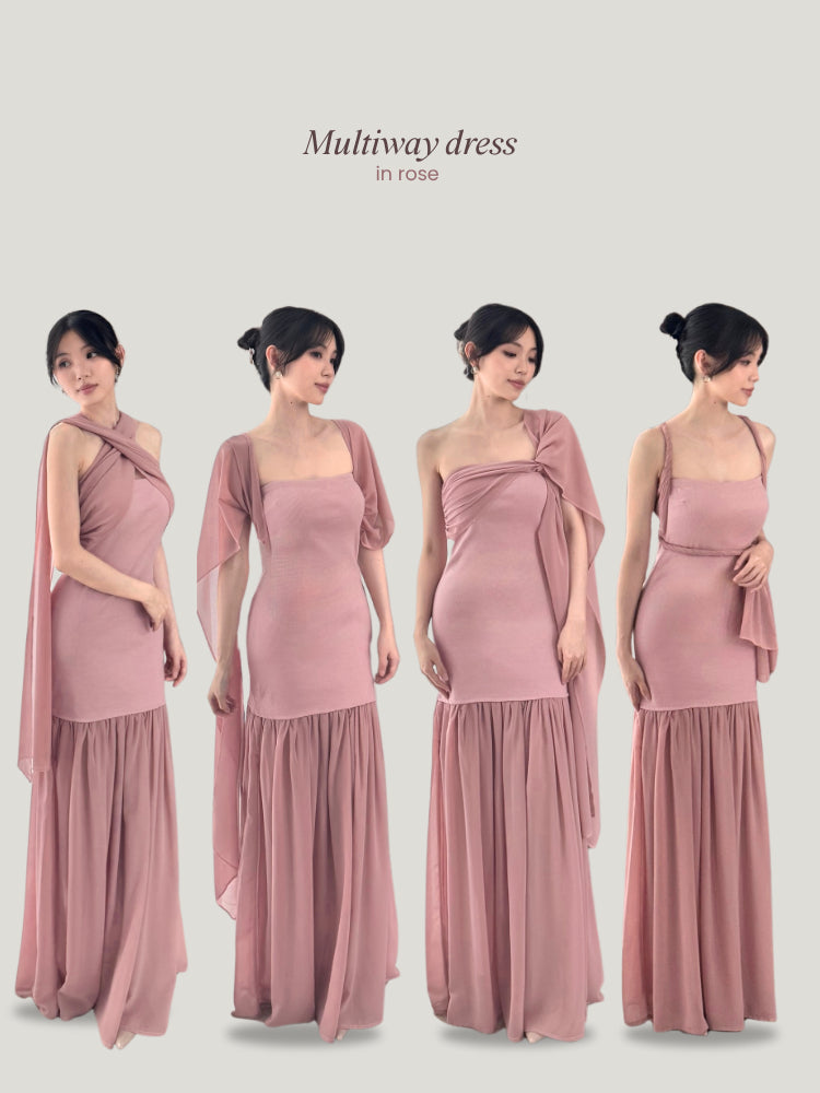 Kadaka D-0256 Multiway Maxi Party Dress | Dress Panjang Wanita Pesta
