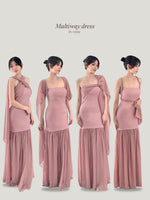 Muat gambar ke penampil Galeri, Kadaka D-0256 Multiway Maxi Party Dress | Dress Panjang Wanita Pesta
