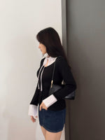 Muat gambar ke penampil Galeri, Kadaka T-0554 Long Sleeve Pleats Shirt Top with Collar Detail | Atasan Lengan Panjang Wanita
