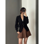 Load image into Gallery viewer, Kadaka O-0211 Outer Peplum Cardigan Knit | Atasan Cardigan Wanita Lengan Panjang
