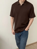Load image into Gallery viewer, Kadaka MT-0223 Polo Shirt Men Pleats | Atasan Kaos Polo Pria Lengan Pendek
