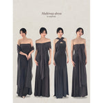 Muat gambar ke penampil Galeri, Kadaka D-0256 Multiway Maxi Party Dress | Dress Panjang Wanita Pesta
