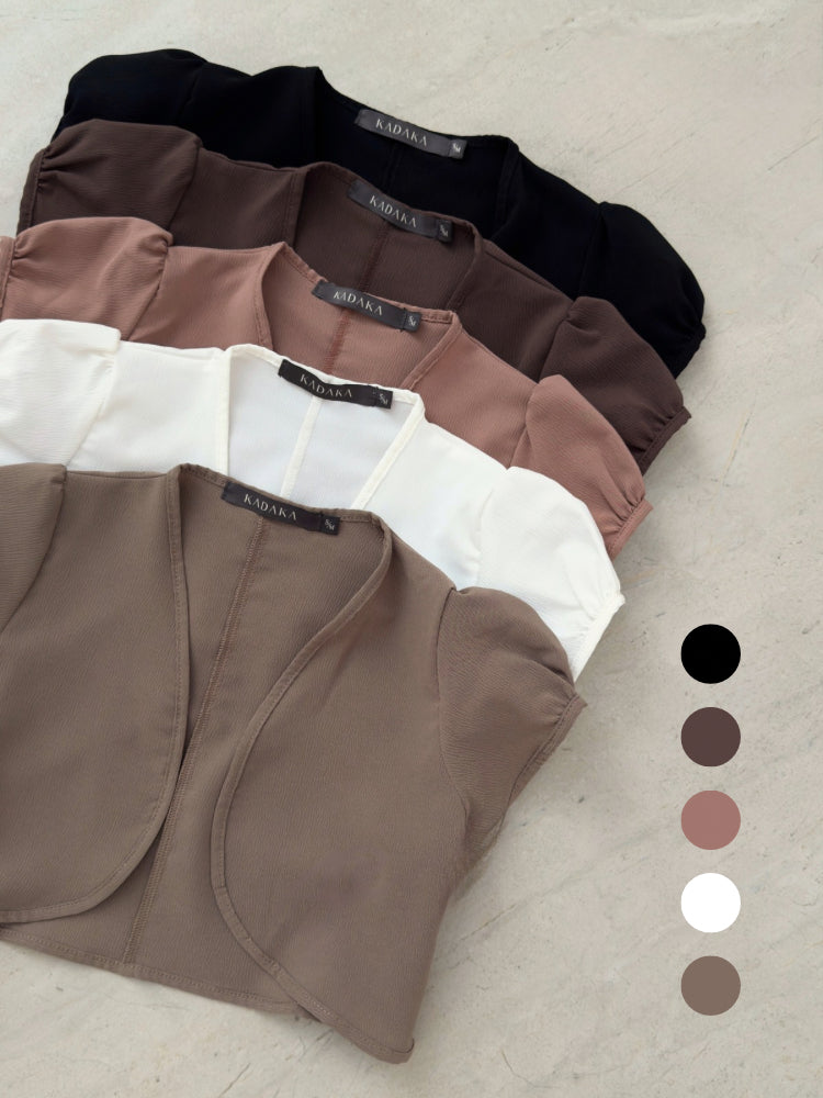 Kadaka KG-0113 Girls Crop Outer Kidswear | Luaran Cardigan Anak Perempuan