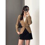 Load image into Gallery viewer, Kadaka O-0211 Outer Peplum Cardigan Knit | Atasan Cardigan Wanita Lengan Panjang
