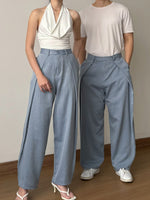 Load image into Gallery viewer, Kadaka Nusa Trousers | Unisex Striped Barrel Pants | Celana Panjang Unisex | Modern Heritage Collection B-0235
