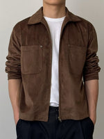 Muat gambar ke penampil Galeri, Kadaka Kent Jacket | Men Corduroy Zipper Jacket | Jaket Pria | Brooklyn Collection MO-0113

