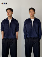 Muat gambar ke penampil Galeri, Kadaka Kent Jacket | Men Corduroy Zipper Jacket | Jaket Pria | Brooklyn Collection MO-0113
