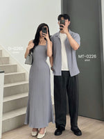 Load image into Gallery viewer, Kadaka MT-0226 Short Sleeve Shirt Men Pleats | Kemeja Pria Lengan Pendek Kerah Tidur
