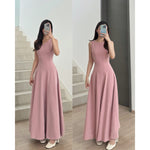Muat gambar ke penampil Galeri, D-0264 Reversible Maxi Dress | Dress Panjang Wanita Formal Party
