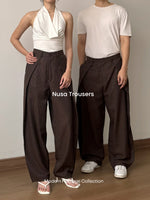 Load image into Gallery viewer, Kadaka Nusa Trousers | Unisex Striped Barrel Pants | Celana Panjang Unisex | Modern Heritage Collection B-0235
