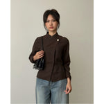 Load image into Gallery viewer, Kadaka Raina Top | Striped Modern Beskap with Adjustable Waist | Atasan Beskap Wanita | Modern Heritage Collection T-0569
