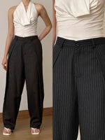 Load image into Gallery viewer, Kadaka Nusa Trousers | Unisex Striped Barrel Pants | Celana Panjang Unisex | Modern Heritage Collection B-0235
