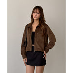 Muat gambar ke penampil Galeri, Kadaka Kent Jacket | Corduroy Zipper Jacket | Jaket Wanita | Brooklyn Collection O-0219
