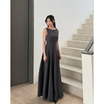 Muat gambar ke penampil Galeri, D-0264 Reversible Maxi Dress | Dress Panjang Wanita Formal Party

