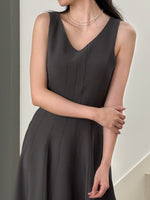 Muat gambar ke penampil Galeri, D-0264 Reversible Maxi Dress | Dress Panjang Wanita Formal Party
